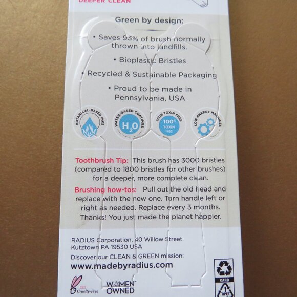 New Radius Brush Head Replacements Medium - Picture 7 of 7